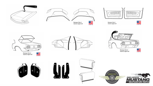 1970 Mercury Cougar Hardtop Premium Weatherstrip Seal Kit